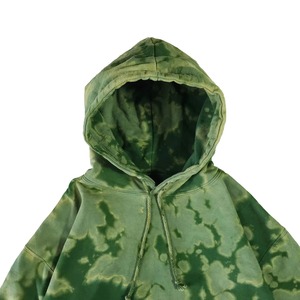 Sweat-shirt à capuche unisexe vert olive personnalisé, style streetwear, avec capuche réglable, poche avant, coupe décontractée, mode décontractée, OEM ODM - Product Image 2