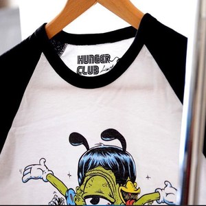 T-shirt formel haut de gamme pour homme, col côtelé, imprimé sérigraphié motif dessin animé, 100 % coton jersey tricoté - Product Image 2