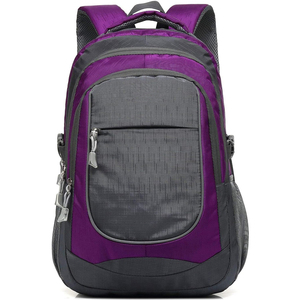 Bolsillo frontal de doble capa para acceder rápidamente a artículos, clip para llaves, etiqueta interior para nombre, tirador de cremallera resistente, mochila escolar - Product Image 4