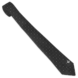 Corbata Masónica Personalizada con Bordado a Máquina del Patrón Cuadrado y Compás de la Logia Azul Maestra - Product Image 2