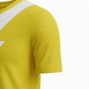 ชุดฟุตบอลแบบ unisex พร้อมกางเกงขาสั้น ชุดแข่งขันและสวมใส่ทั่วไป ชุดสองชิ้น ชุดฟุตบอลแห้งเร็ว ชุดกีฬา รับผลิตตามแบบ OEM - Product Image 4