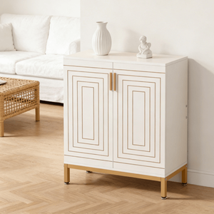 Mobile Portascarpe Moderno in Legno Massello con Ripiani Regolabili per Arredamento Casa - Product Image 4