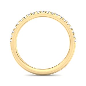 Bague de fiançailles classique en or blanc plaqué diamant, coupe ronde brillante, bijoux de luxe pour femmes, pour mariage et cadeau d'anniversaire - Product Image 5