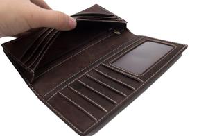 Factory Made Wholesale Best Selling Leather <b>Wallet</b> For Sale Wholesale Low Price Real Leather <b>Wallet</b> Low MOQ - Product Image 3
