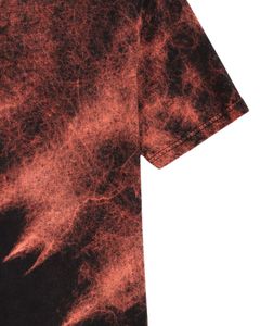 Camiseta Negra Tie Dye para Hombre, Cuello Redondo, Manga Corta, Algodón, Estilo Vintage, Casual, Streetwear, OEM, Venta al Por Mayor, Calidad de Exportación - Product Image 5