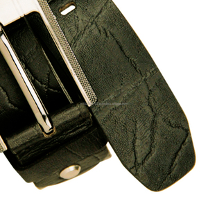 Ceintures en cuir véritable décontractées pour hommes en gros avec boucle en alliage élégant Logo personnalisé durable pour un usage quotidien - Product Image 3