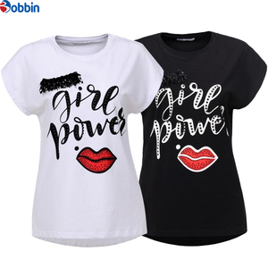 Camiseta Personalizada para Mujer, Camiseta Lisa para Mujer, Impresión Personalizada, 100% Algodón, Camisetas Lisas, Camisetas con Gráficos para Mujer - Product Image 1