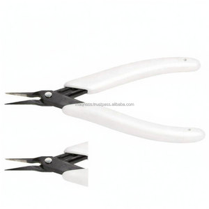 Alicates Profesionales de Acero Inoxidable de 5-3/8 Pulgadas con Punta Larga y Dientes Serrados |   Alicates de Punta Fina de Alta Calidad para Uso Eléctrico y Bricolaje - Product Image 6