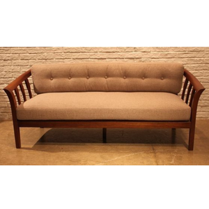 Unique designer handcrafted teak wood crescent <b>sofa</b> with ergonomic seating - Product Image 1
