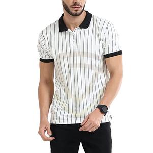 Camisetas Polo Slim-Fit 100% Algodón para Hombre con Cuello Camisero Bordado y Tejido de Punto - Product Image 3