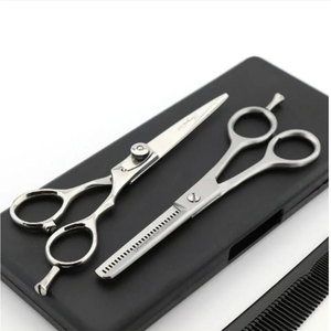 Professional Hairdressing Scissors Stainless Steel Sharp Blade Right Handed <b>Long</b> <b>Handle</b> Thinning <b>Shears</b> for Salon Use - Product Image 2
