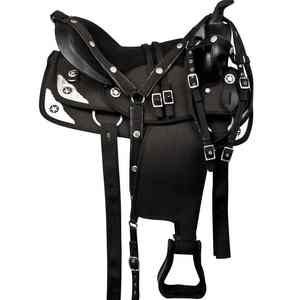 Selle de cheval en cuir Western de qualité supérieure Solid International Solid HS 5010, personnalisée et fabriquée à la main pour l'équitation - Product Image 3