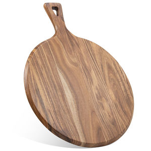 Planche à découper en bois ronde avec poignée, épaisseur 1,5 cm, vente en gros directe usine, prête à l'emploi, marque privée, pour cuisine - Product Image 6