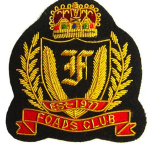 Badges brodés à la main avec des paillettes et des décorations métalliques, couleurs et formes personnalisables, résistants à l'eau, fabriqués en Inde - Product Image 5