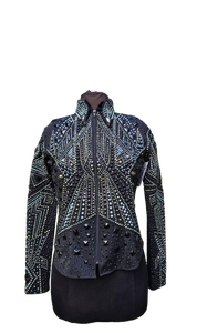 Premium Custom Western Show Jacket for <b>Women</b> Cowgirl Rodeo Horse Riding Barrel Racing Eco-Friendly Quick Dry Lightweight - Product Image 1
