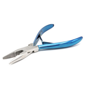 Pince de fermeture bleue de qualité supérieure pour extensions de cheveux et perlage professionnels – Outil de pose d'extensions de cheveux de haute qualité pour une précision optimale - Product Image 2