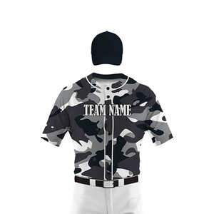 Ensemble complet de maillots et pantalons de baseball en polyester respirant à séchage rapide, imprimés numériquement sur mesure, collection 2026, vente en gros - Product Image 2