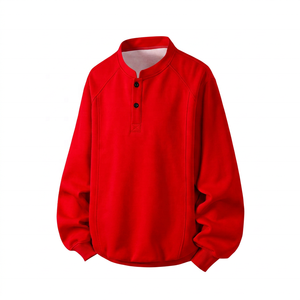 Sudadera de Cuello Redondo Gris para Hombre, Corte Holgado, Tejido de Algodón, Estilo Casual para Otoño, con Bordado e Impresión Digital - Product Image 2