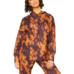 Survêtement décontracté pour femme, coupe ajustée, effet délavé, confortable pour l'entraînement, 100 % coton, vente chaude - Product Image 6