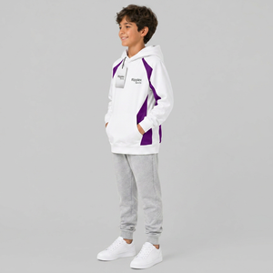 Sudadera con capucha para niños, diseñada con tela de primera calidad para mayor comodidad, movimiento y durabilidad a largo plazo durante las actividades diarias, suave al tacto. - Product Image 6