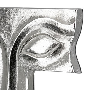 Jaffs Exports 9D X 21W X 40H Modern Abstract Metal Face Sculpture Handmade Artistic Eco-Friendly Tabletop Decor for Living Room - Product Image 6