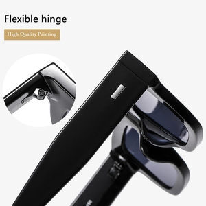 Lunettes de soleil carrées Imanba 3688, nouvelle collection 2024, style rétro, mode féminine, voyage, simplicité, monture noire, lunettes de soleil Ins Man UV400 - Product Image 6