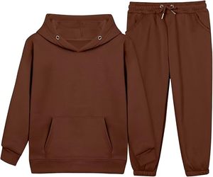 Ensemble de survêtement pour enfants : sweat à capuche et pantalon de jogging – Tenue décontractée pour l'hiver et l'automne – Vente en gros - Product Image 1