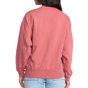 Sudadera de Mujer Personalizada al por Mayor, 100% Algodón, Felpa Gruesa, Estilo Urbano Vintage, Sudadera de Manga Larga para Mujer - Product Image 2