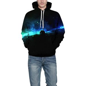 Sweat à capuche personnalisé uni, vierge pour impression et broderie, en molleton de coton et polyester, pour homme, à manches longues, avec poches, style sport - Product Image 4