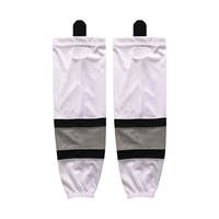 Chaussettes d'équipe de hockey sur glace, imprimées par sublimation, respirantes, à séchage rapide, 100% polyester, logo personnalisé, adultes et jeunes