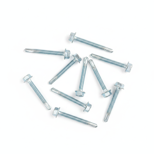 Zinc/<b>Galvanized</b> Coated Carbon Steel Self-Drilling <b>Screws</b> for Metal Roofing - Product Image 1