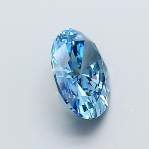 Diamant ovale de 1,71 carat, bleu vif fantaisie, cultivé en laboratoire - Certifié IGI, clarté VS1, polissage excellent - Gemme CVD de qualité supérieure - Product Image 4