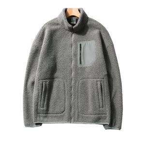 Chaqueta clásica de lana Sherpa para hombre, cárdigan grueso con cremallera, alta calidad, esponjoso, cálido, abrigo Popular de gran tamaño - Product Image 3