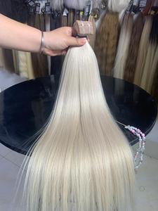 Extensiones de cabello humano crudo de estilo liso y recto con textura sedosa para cinta de exportación, superventas de Vietnam - Product Image 2