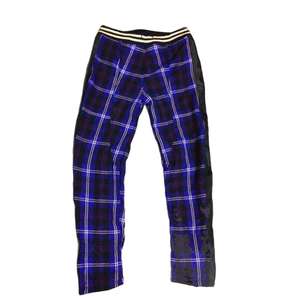 pants are Tiger of London blue <b>tartan</b> zip bondage <b>trousers</b> - Product Image 1