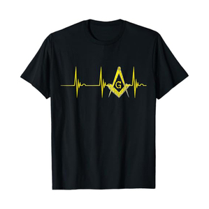 Camisetas Masónicas de Algodón Grueso para Hombre, Estilo Ringer, Camiseta de Béisbol con Manga Raglán, Compás Cuadrado, Fuente Tribal Gótica, Old English Lodge - Product Image 1