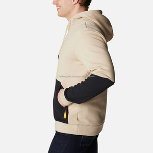 100% algodón personalizado polar Sudadera con capucha de gran tamaño de alta calidad grueso pesado francés Terry pulóver estampado patrón ropa Dec Sudadera con capucha lisa - Product Image 3