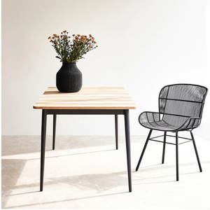 A best-selling modern outdoor <b>dining</b> set featuring stylish <b>dining</b> <b>chairs</b> with excellent backrests. - Product Image 3