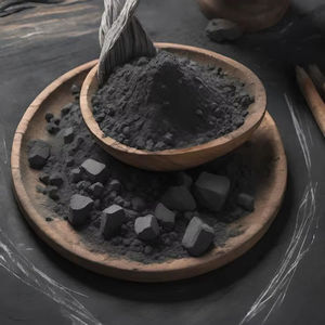 WARRLY Carbón de Coco Orgánico en Polvo, Extracto Herbal, Grado Alimenticio, 99% Puro, Fabricante OEM a Granel en Botella - Product Image 1