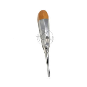 Élévateur de racine robuste en acier inoxydable durable, instrument chirurgical dentaire pour les procédures d'extraction et d'élévation dentaire - Product Image 6