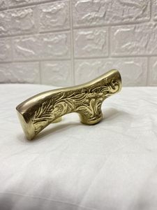 Brass T-Head Handle Polish Brass 5 Inch Luxury Simple for Walking <b>Cane</b> Decorative <b>Cane</b> Knob <b>Garden</b> Camping Agriculture Outdoor - Product Image 2