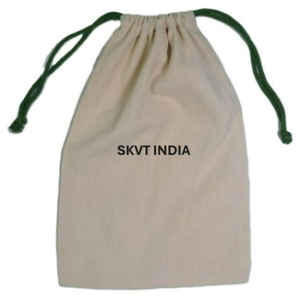 Sac fourre-tout personnalisé en coton 100% écologique avec cordon de serrage, pochette à bijoux réutilisable en coton avec logo pour cadeaux promotionnels - Product Image 2