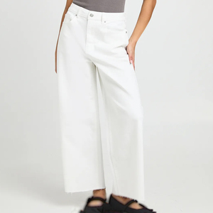 Jeans de Mezclilla Rectos para Mujer, Diseño de Fábrica, con Lazo y Adornos, Ropa Casual de Calle, a la Moda, Servicio OEM de Exportación - Product Image 5