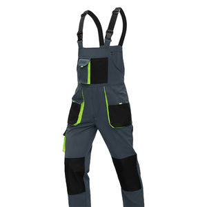 Salopette de travail robuste en coton – Salopette de peintre légère et flexible, ajustable, coupe slim, confortable, avec protection intégrée - Product Image 4