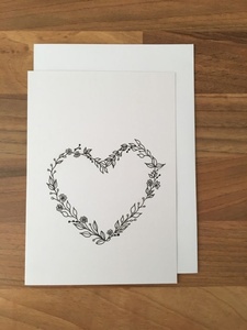 Tarjetas de Papel Hechas a Mano con Diseños Personalizados de Amor, Tarjetas de Felicitación Elegantes para Ocasiones Románticas Memorables 2026 - Product Image 1