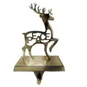Premium <b>Christmas</b> <b>Stocking</b> Hook Decorative Metal Accent for Seasonal Displays - Product Image 4