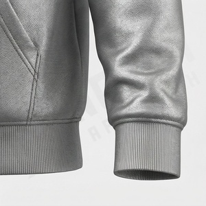 Sweat-shirt à capuche pour homme, broderie de logo personnalisé, effet délavé, streetwear de haute qualité, couleur personnalisée - Product Image 6