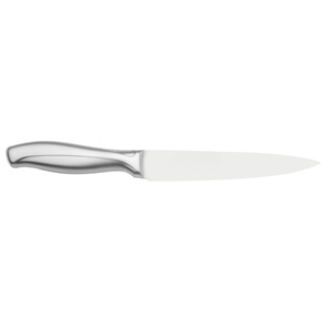 Cuchillos Utilitarios Modernos con Mango Curvo de Acero Inoxidable y Hoja Afilada para Cortar Alimentos en la Cocina Profesional - Product Image 1