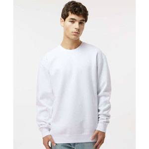 <b>Men's</b> <b>Grey</b> Crew Neck <b>Sweatshirt</b> Regular Fit Solid Color Cotton French Terry Pullover Casual Wear <b>Sweatshirt</b> Style - Product Image 6