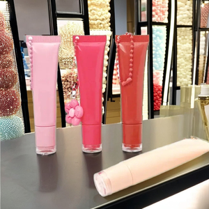 Tubes cosmétiques compressibles de 19 mm de diamètre, 8 g et 15 g, tube pour crème pour les yeux, rose rouge, bouchon à vis en plastique, emballage pour rouge à lèvres, impression d'écran, logo personnalisé - Product Image 5
